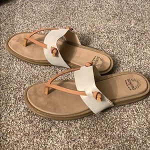 Bass Sunjuns sandals, beige suede